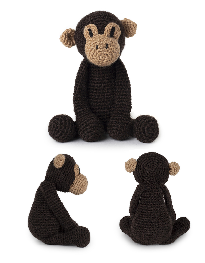 TOFT benedict the chimpanzee amigurumi crochet animal